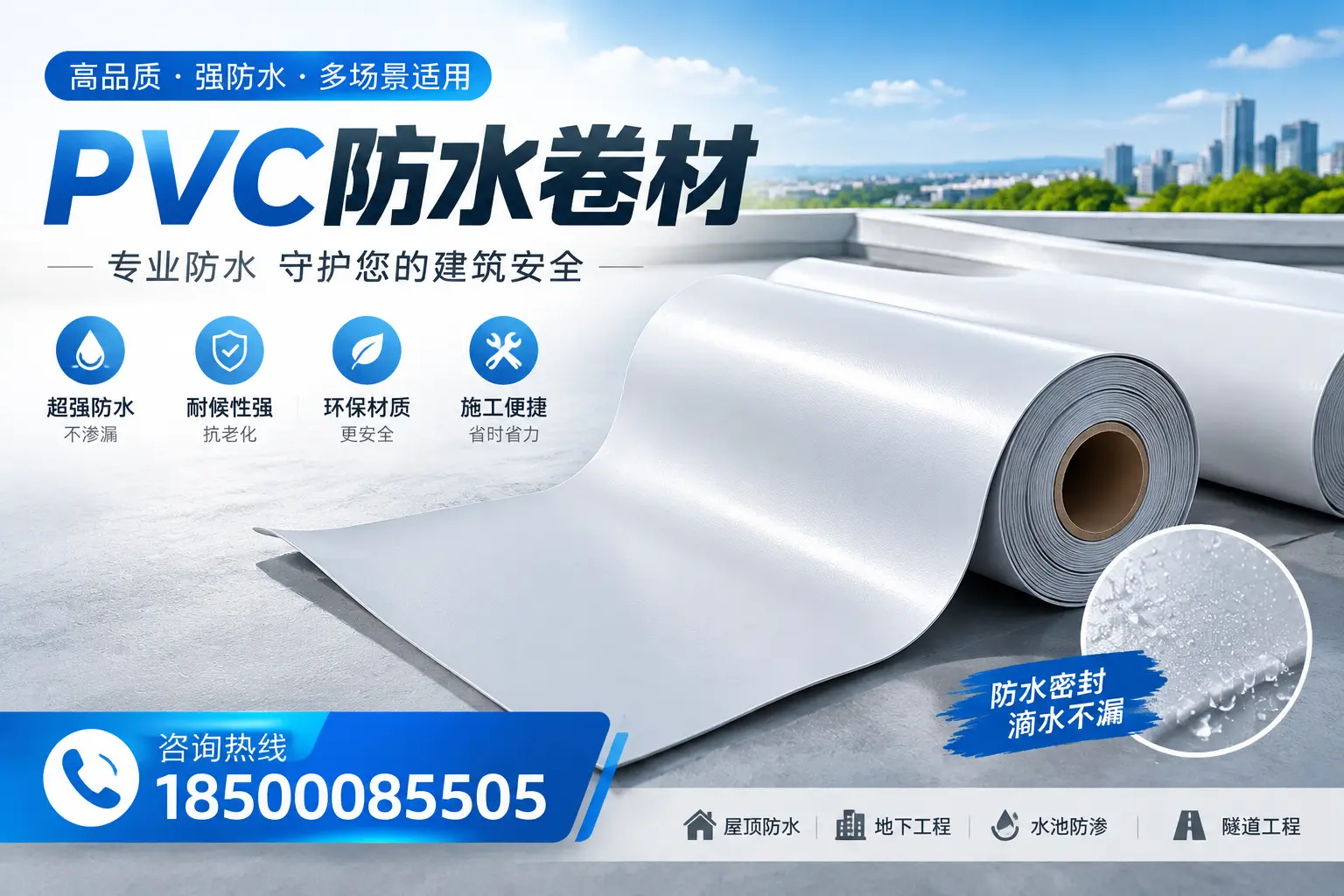 PVC防水卷材的市场竞争分析,淄博品牌选择参考